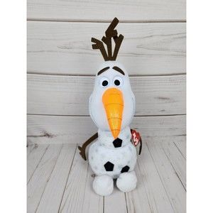 Olaf Sparkle TY Beanie Buddies Frozen 2 Large Stuffed Animal NEW